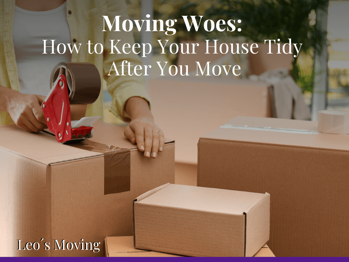 Moving Woes: How to Keep Your House Tidy After You Move